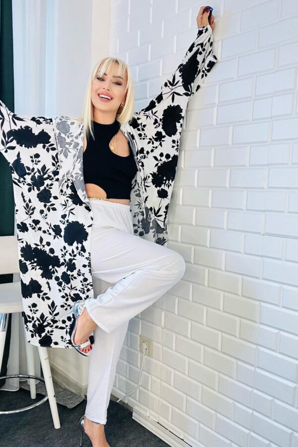 Zebra Özel Dikim Kimono Takım